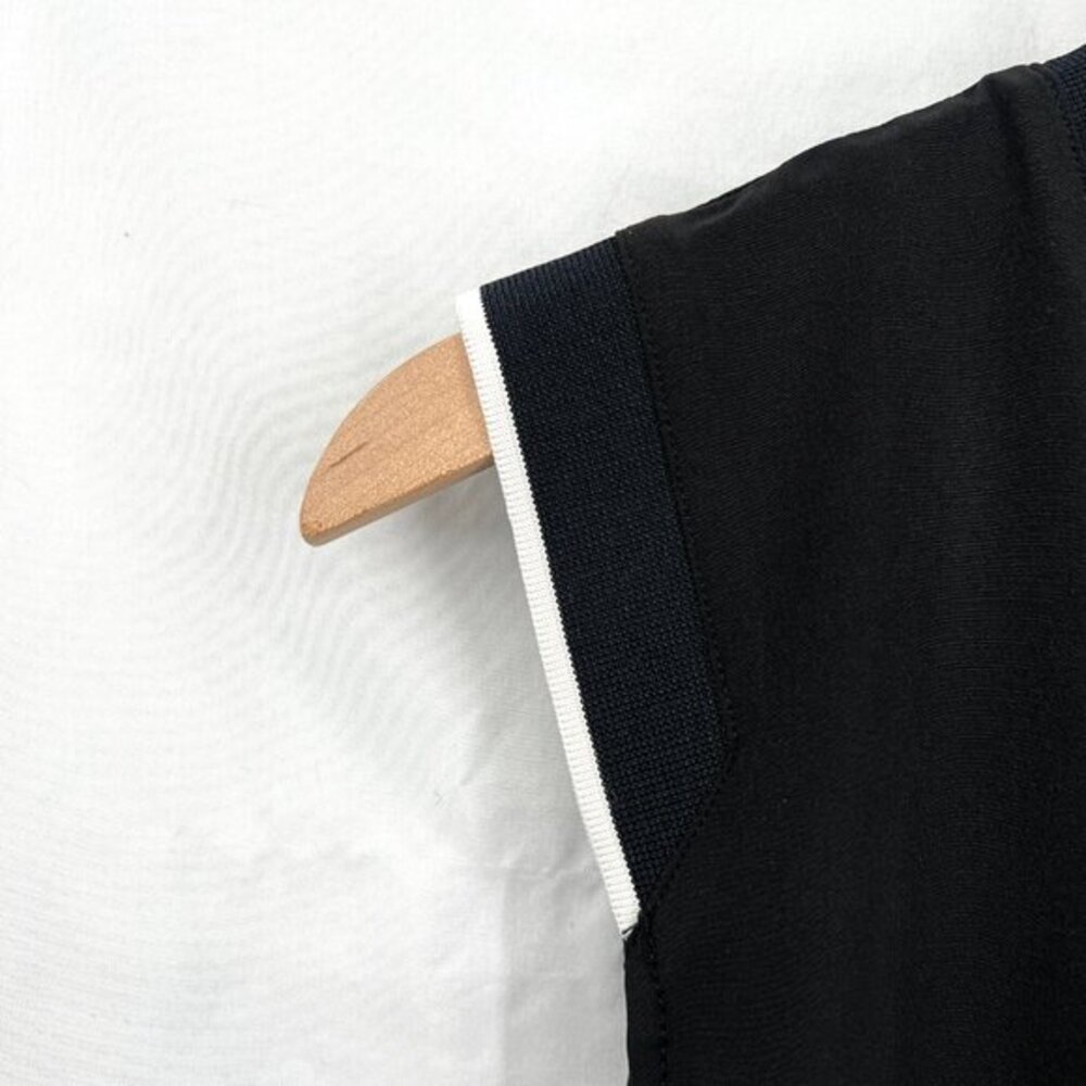 Mondetta activewear tennis dress polo shirt style quick dry black athleisure L - Picture 10 of 13